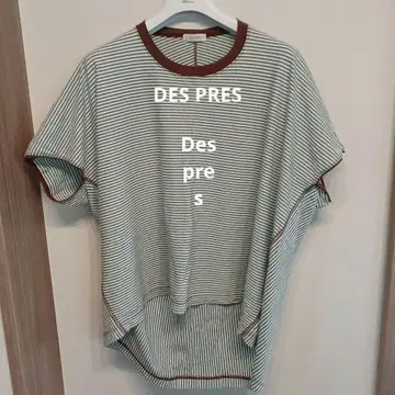DES PRES 스트라이프 오버 사이즈 T셔츠