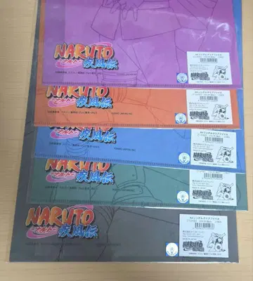 NARUTO 클리어 파일 5매