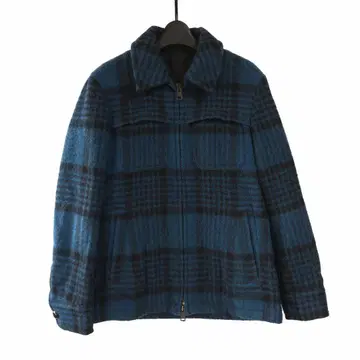 08aw 포틀랜드기 넘버 나인 체크 블루종