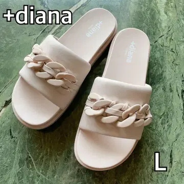+diana 플랫샌들 통굽 L
