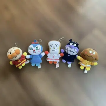 호빵맨 봉제 인형 5개 세트