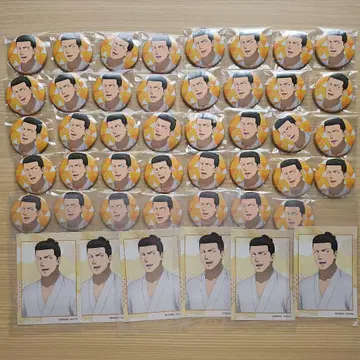 은혼 곤도 이사오 오니기리 캔뱃지 39개 브로마이드 6개