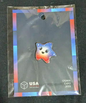 오사카 만박 EXPO 미국관 핀 배지 스파크 USA