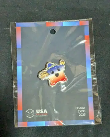 오사카 만박 EXPO 미국관 핀 배지 스파크 USA 타코야키
