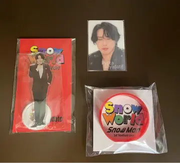 새상품 미개봉 Snow Man 미야타테 료타 굿즈 3종 세트