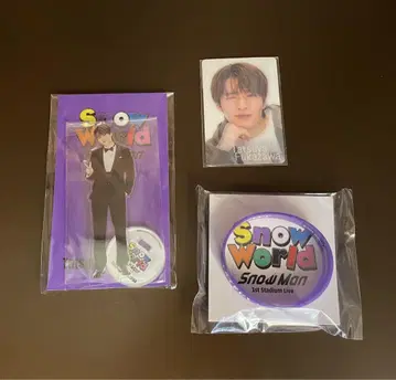 새상품 미개봉 Snow Man 후카사와 타츠야 굿즈 3종 세트