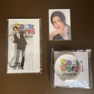 (새상품 미개봉) Snow Man 라울 굿즈 3종 세트