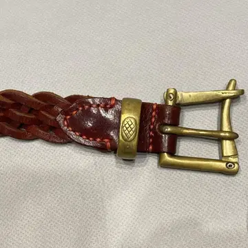 천연 가죽 벨트 뜨개질