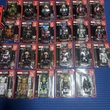 MARVEL STUDIOS 베어브릭 해피 복권 낱개 판매 세트