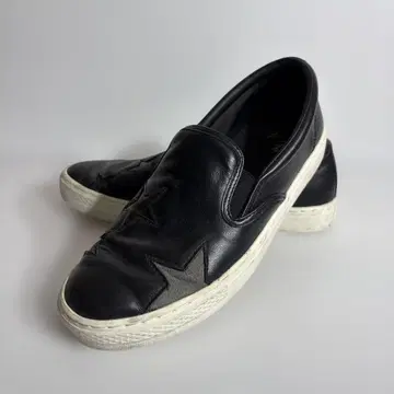 CONVERSE 트리오스타 슬립온 가죽 블랙 ( 26.0cm )