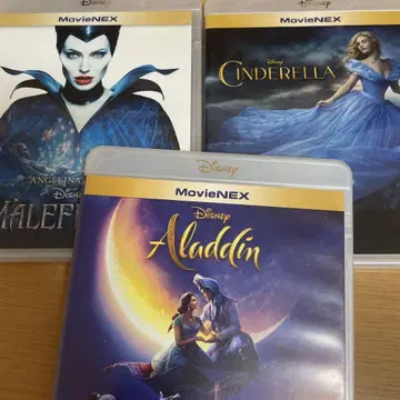 [Blu-ray 한정] 디즈니 신데렐라/알라딘/말레피센트