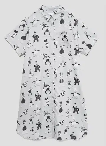 그라니프 x 킹덤하츠 타임리스 리버 반팔 셔츠 원피스