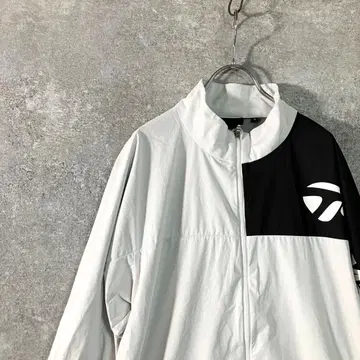 TaylorMade 나일론 자켓 화이트 점퍼 골프 웨어
