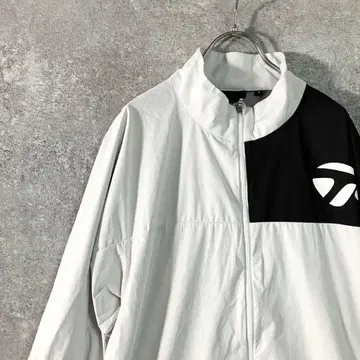 TaylorMade 나일론 자켓 화이트 점퍼 골프 웨어