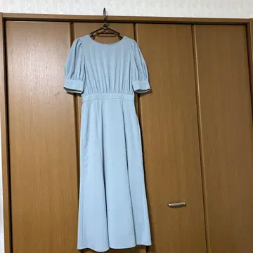 내추럴 뷰티 베이직 턱 슬리브 머메이드 원피스
