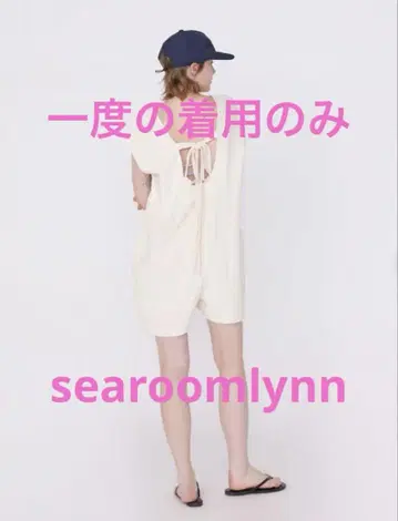 [ 새상품급 ] 시루무린 SeaRoomlynn 벨로아 리본 숏 올인원