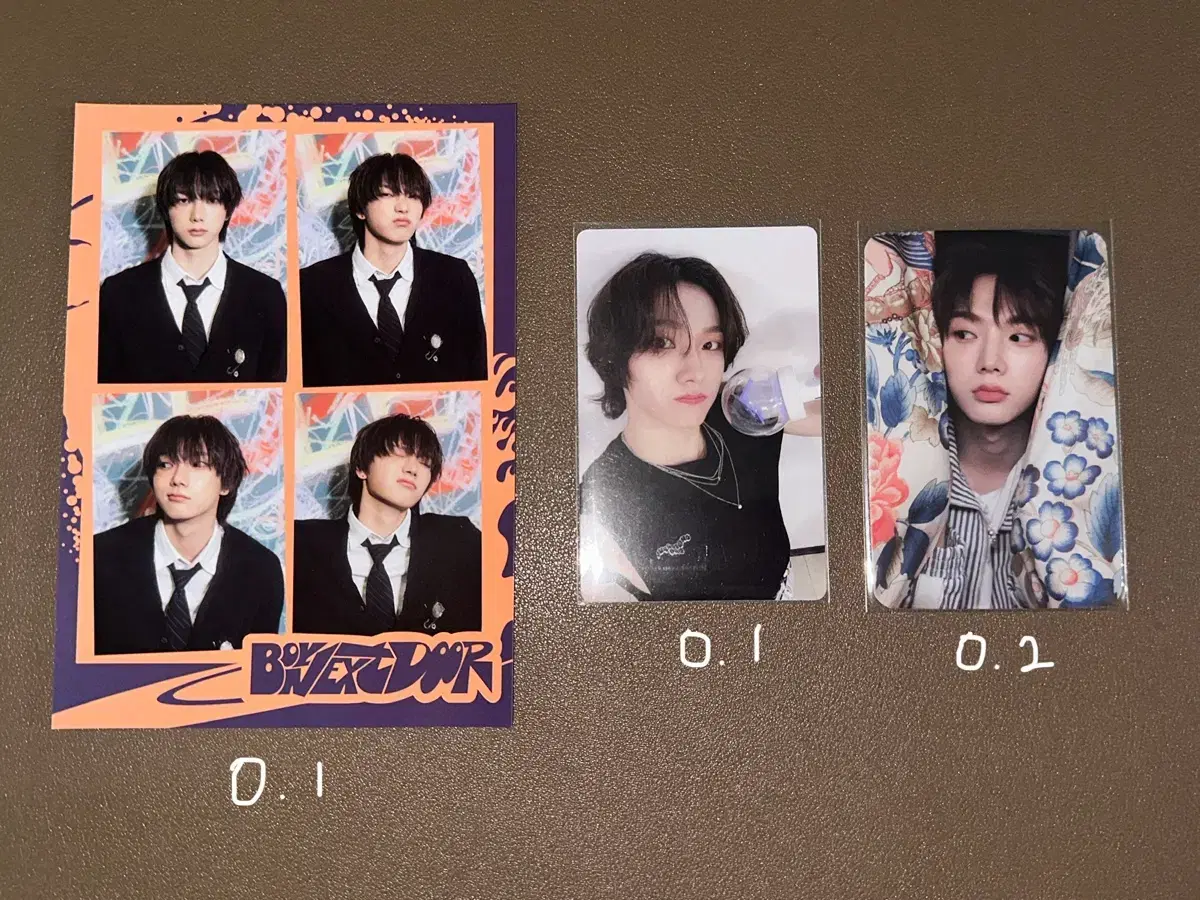 Boynextdoor Sungho photocard