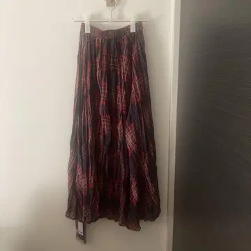[ 미사용 새상품 ] 아비토쿄 체크 플리츠 스커트