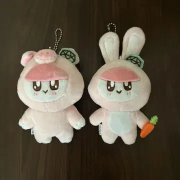 SEVENTEEN 봉제 인형 토끼&돼지 2개 세트