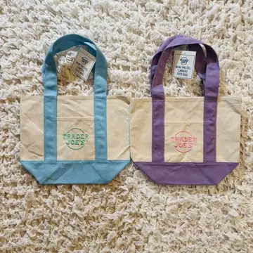 Trader Joe's 캔버스 미니 토트백