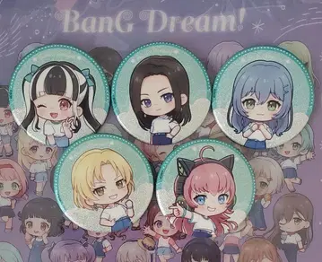 뱅드림 Dream Vacation 캔뱃지 RAS 5종 컴플리트