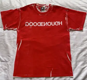 새상품 00s GOOD ENOUGH UK 올오버 T셔츠 레드 L