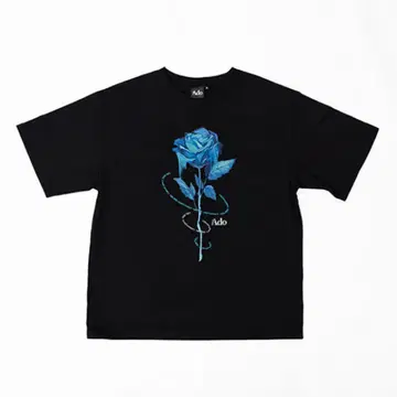 Ado 블루 로즈 T셔츠 M 사이즈