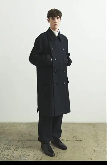 THE RERACS THE PEA COAT D.NAVY 46