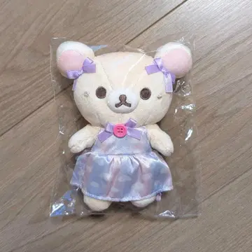 코리락쿠마 봉제 인형 하늘의 빙글빙글 솜사탕