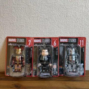 MARVEL Happy 복권 BE@RBRICK 어벤져스 세트