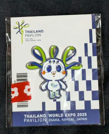 오사카 만박 EXPO 태국관 타이 파빌리온 핀 배지 핀즈 푸름자이
