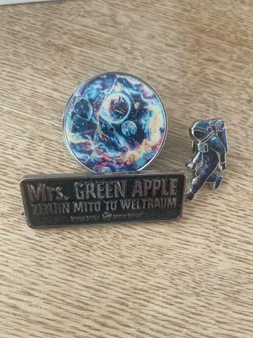 Mrs. GREEN APPLE 젠진 핀 배지 세트