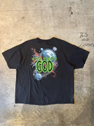 구제 의류 90s Hanes 50/50 awesome god T셔츠