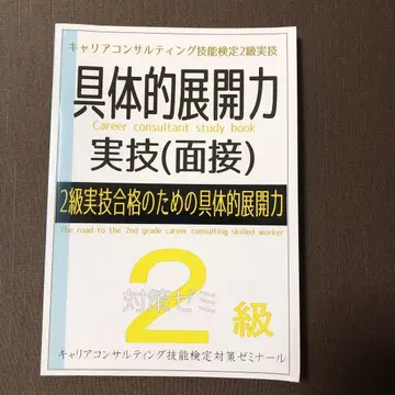 구체적 전개력 커리어 컨설팅 기능 검정 2급 실기