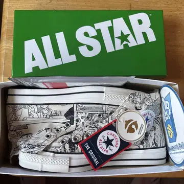 컨버스 올스타 레트로 도라에몽 내추럴