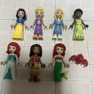 디즈니 레고 프렌즈 디즈니 프린세스 미니 피규어 8개 세트 레고