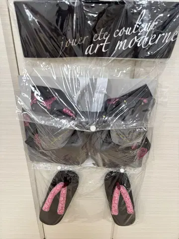 [ 가격 인하 ] 유카타 오비 일본 나막신 세트