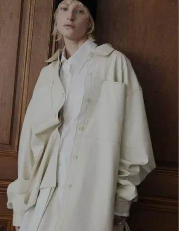 AMERI REVERSIBLE FAKE LEATHER JACKET M