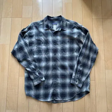 00s patagonia 옴브레 체크 셔츠 섀도우