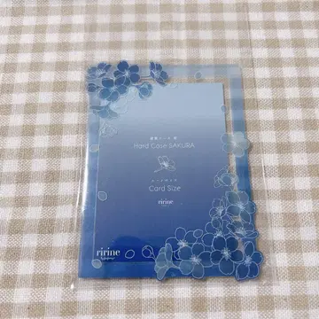 후쿠야 경질 케이스 벚꽃 파랑 블루