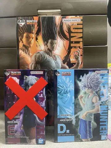 HUNTER x HUNTER 피규어 세트 라스트 원상, D상, E상