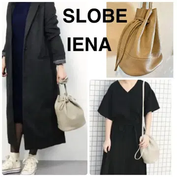 SLOBE IENA 복조리백 이에나 숄더백 가죽 그레이지
