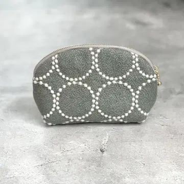 미나 페르호넨 쉘 파우치 tambourine moss green