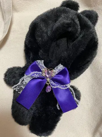 봉제 인형 인형옷 고딕 토끼 블랙