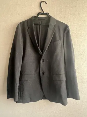 UNIQLO 그레이 비즈니스 자켓과 팬츠 세트