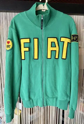 하이드로겐 FIAT 자메이카 봅슬레이 연맹 지퍼 블루종 M 사이즈
