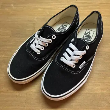 하자품 새상품 VANS AUTHENTIC 25cm BK