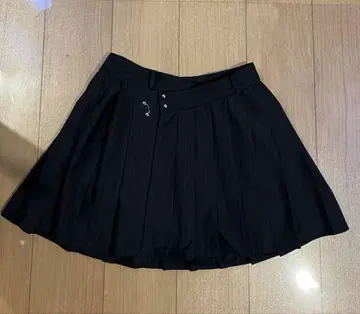 Ray BEAMS 플리츠 랩 스커트