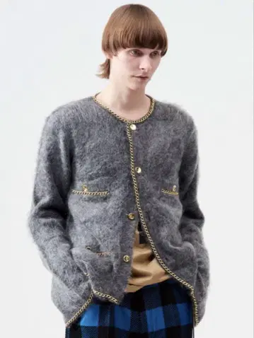 BED j.w. FORD 24AW Chain Mohair Cardigan