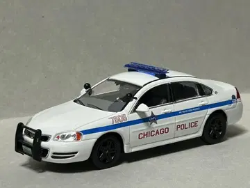 그린라이트 1/43 시보레 임팔라 시카고 경찰 미니카